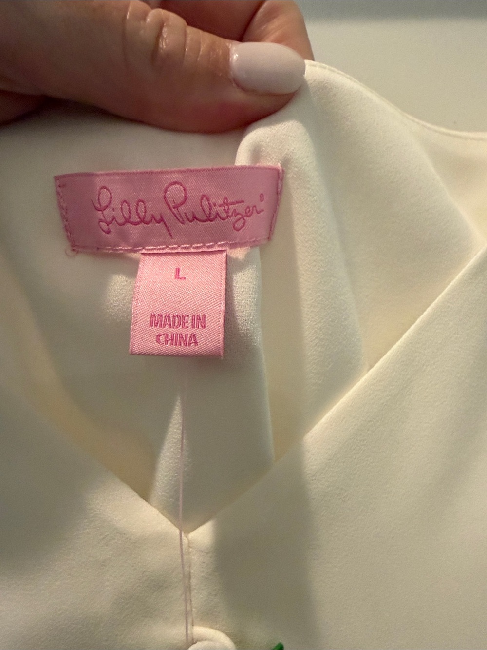 Lilly Pulitzer NWT Laihlah Cami in Coconut - Picture 3 of 5